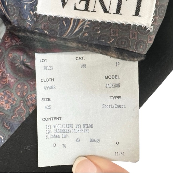 Linea by Louis Dell’olie Vintage Wool and Cashmere Blend Sport Coat - Picture 8 of 8